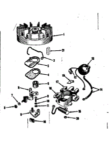 No. 27986 Magneto parts for Craftsman Lawn & Garden Engine 14343201 from AppliancePartsPros.com