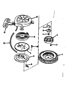 Starter No. 29224 parts for Craftsman Lawn & Garden Engine 14343250 from AppliancePartsPros.com