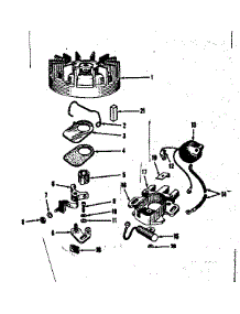 No. 27943 Magneto And No. 27986 Magneto parts for Craftsman Lawn & Garden Engine 14343300 from AppliancePartsPros.com