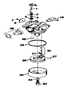 Replacement Parts parts for Craftsman Lawn & Garden Engine 143434032 from AppliancePartsPros.com