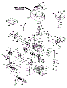 Replacement Parts parts for Craftsman Lawn & Garden Engine 143434192 from AppliancePartsPros.com