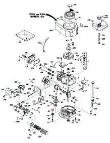 Replacement Parts parts for Craftsman Lawn & Garden Engine 143434422 from AppliancePartsPros.com