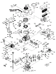 Engine parts for Craftsman Lawn & Garden Engine 143436152 from AppliancePartsPros.com