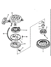 Starter No. 29224 parts for Craftsman Lawn & Garden Engine 14344400 from AppliancePartsPros.com