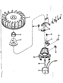Magneto (Wico Fw-2617) parts for Craftsman Lawn & Garden Engine 14344401 from AppliancePartsPros.com
