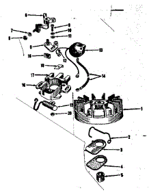 Carburetor And Speed Control parts for Craftsman Lawn & Garden Engine 14350031 from AppliancePartsPros.com