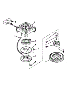 Rewind Starter No. 27262 parts for Craftsman Lawn & Garden Engine 14350031 from AppliancePartsPros.com