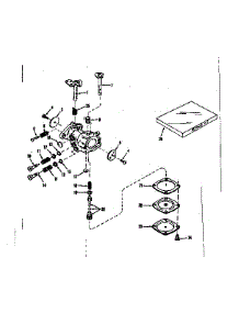 Carburetor No. 29780 (Power Products #0234-02) parts for Craftsman Lawn & Garden Engine 143501011 from AppliancePartsPros.com