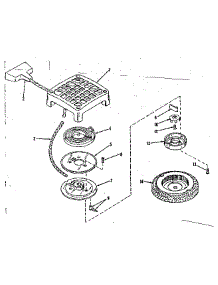 Rewind Starter No. 29415 parts for Craftsman Lawn & Garden Engine 143501011 from AppliancePartsPros.com