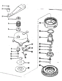 Ratchet Self Starter No. 29986 parts for Craftsman Lawn & Garden Engine 143501011 from AppliancePartsPros.com