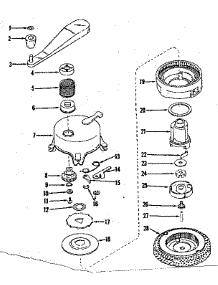 Ratchet Self Starter No. 29986 parts for Craftsman Lawn & Garden Engine 143501021 from AppliancePartsPros.com