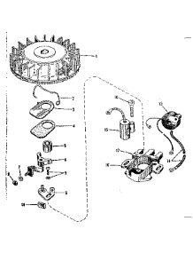 Magneto No. 29980 (Phelon F-3220H3) parts for Craftsman Lawn & Garden Engine 143501041 from AppliancePartsPros.com