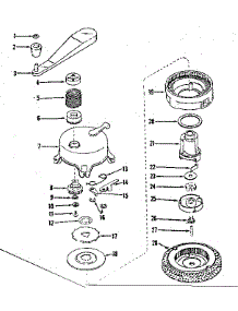 Ratchet Self Starter No. 29986 parts for Craftsman Lawn & Garden Engine 143501041 from AppliancePartsPros.com