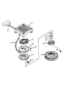 Rewind Starter parts for Craftsman Lawn & Garden Engine 143501111 from AppliancePartsPros.com