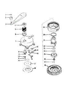 Ratchet Self Starter No. 29986 parts for Craftsman Lawn & Garden Engine 143501121 from AppliancePartsPros.com