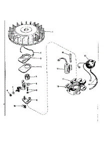 Magneto No. 29980 parts for Craftsman Lawn & Garden Engine 143501141 from AppliancePartsPros.com