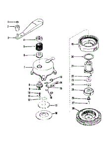 Ratchet Self Starter parts for Craftsman Lawn & Garden Engine 143501151 from AppliancePartsPros.com