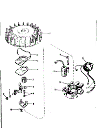 Magneto No. 29980 parts for Craftsman Lawn & Garden Engine 143501181 from AppliancePartsPros.com