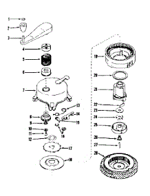 Ratchet Self Starter No. 29711 parts for Craftsman Lawn & Garden Engine 143501181 from AppliancePartsPros.com