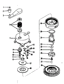 Ratchet Self Starter No. 29986 parts for Craftsman Lawn & Garden Engine 143501190 from AppliancePartsPros.com