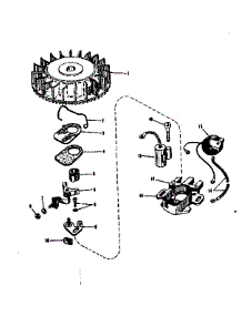 Magneto (Phelon F-3220-M3) parts for Craftsman Lawn & Garden Engine 143501191 from AppliancePartsPros.com