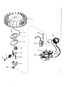 Magneto No. 30362 parts for Craftsman Lawn & Garden Engine 143501201 from AppliancePartsPros.com