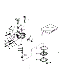 Carburetor No. 29780 parts for Craftsman Lawn & Garden Engine 143501201 from AppliancePartsPros.com