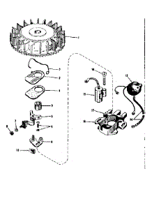 Magneto No. 30362 parts for Craftsman Lawn & Garden Engine 143501241 from AppliancePartsPros.com