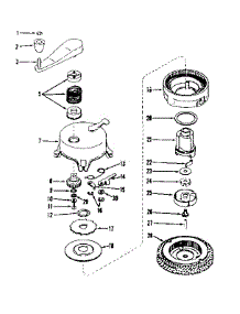 Ratchet Self Starter No. 29986 parts for Craftsman Lawn & Garden Engine 143501241 from AppliancePartsPros.com