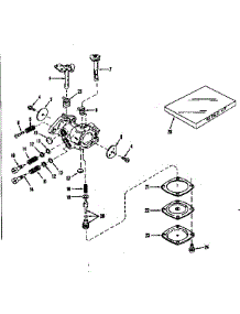 Carburetor No. 29780 parts for Craftsman Lawn & Garden Engine 143501251 from AppliancePartsPros.com
