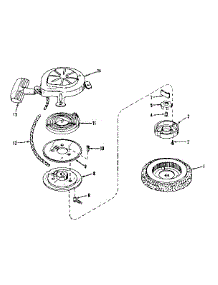 Starter No. 29224 parts for Craftsman Lawn & Garden Engine 143502011 from AppliancePartsPros.com