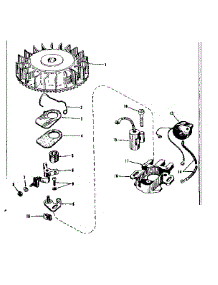 Magneto No. 29980 (Phelon F-3220-H3) parts for Craftsman Lawn & Garden Engine 143502021 from AppliancePartsPros.com