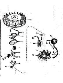 No. 29172 Magneto (Phelon F-3220-G) parts for Craftsman Lawn & Garden Engine 14350250 from AppliancePartsPros.com