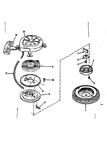 Starter No. 29224 parts for Craftsman Lawn & Garden Engine 14350251 from AppliancePartsPros.com