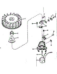 Magneto (Wico Fw-2617) parts for Craftsman Lawn & Garden Engine 14350301 from AppliancePartsPros.com