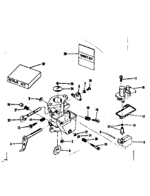 Carburetor No. 29349 parts for Craftsman Lawn & Garden Engine 14350301 from AppliancePartsPros.com