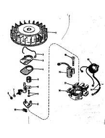 Magneto (Phelon F-3220-G) parts for Craftsman Lawn & Garden Engine 14350401 from AppliancePartsPros.com