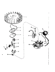 Magneto No. 30362(Phelon F-3220-M3) parts for Craftsman Lawn & Garden Engine 143504011 from AppliancePartsPros.com