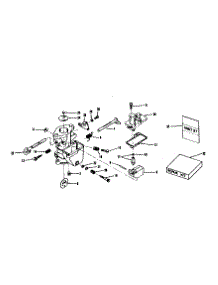 Carburetor No. 29343(Tillotson No. E6a) parts for Craftsman Lawn & Garden Engine 143504011 from AppliancePartsPros.com