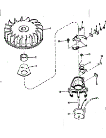 Magneto (Wico Fw-2617) parts for Craftsman Lawn & Garden Engine 14350403 from AppliancePartsPros.com