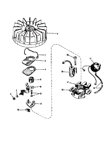 Magneto No. 30032 (Phelon F-4220-H) parts for Craftsman Lawn & Garden Engine 143505010 from AppliancePartsPros.com