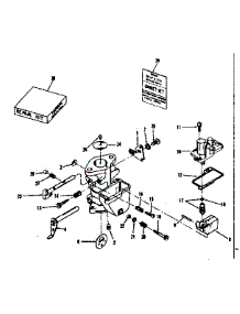 Carburetor No. 29349 (Tillotson No. E-7A) parts for Craftsman Lawn & Garden Engine 143506011 from AppliancePartsPros.com