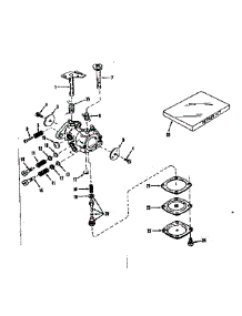 Carburetor No. 630894 (Power Product) parts for Craftsman Lawn & Garden Engine 143521061 from AppliancePartsPros.com