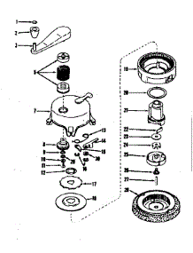 No Pull Starter No. 29711 parts for Craftsman Lawn & Garden Engine 143521071 from AppliancePartsPros.com