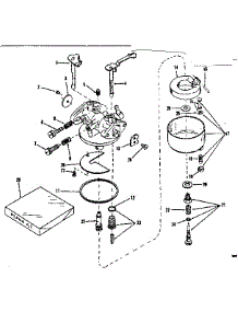 Carburetor parts for Craftsman Lawn & Garden Engine 143521131 from AppliancePartsPros.com