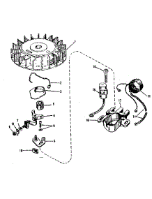 Magneto parts for Craftsman Lawn & Garden Engine 143524081 from AppliancePartsPros.com