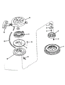 Rewind Starter parts for Craftsman Lawn & Garden Engine 143524081 from AppliancePartsPros.com