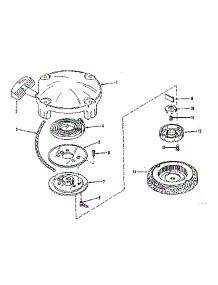 Rewind Starter parts for Craftsman Lawn & Garden Engine 143526031 from AppliancePartsPros.com
