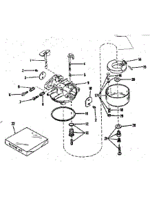 Carburetor parts for Craftsman Lawn & Garden Engine 14352702 from AppliancePartsPros.com