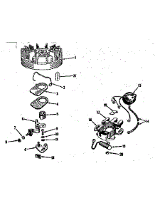 Magneto No. 27943 parts for Craftsman Lawn & Garden Engine 14352703 from AppliancePartsPros.com